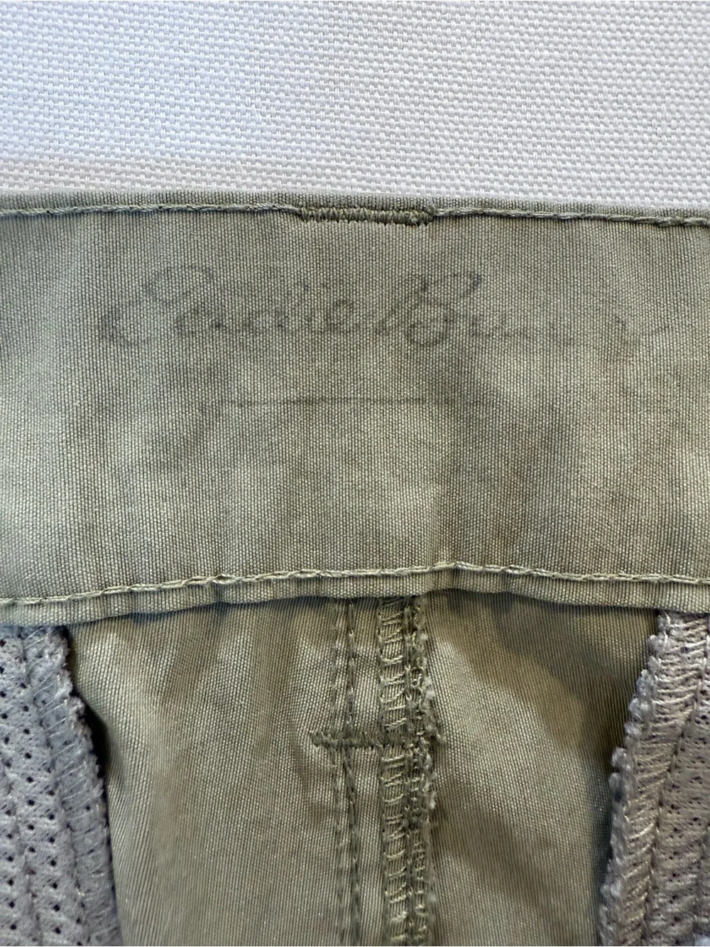Eddie Bauer Olive Cargo Shorts